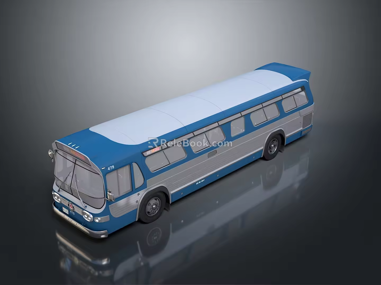 Modern Bus City Bus Big Bus CMB 3d model