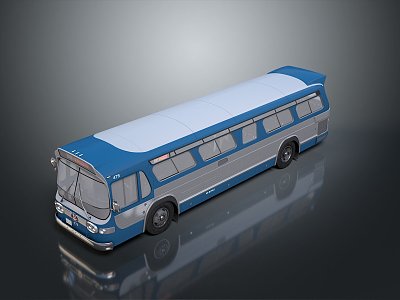 Modern Bus City Bus Big Bus CMB 3d model