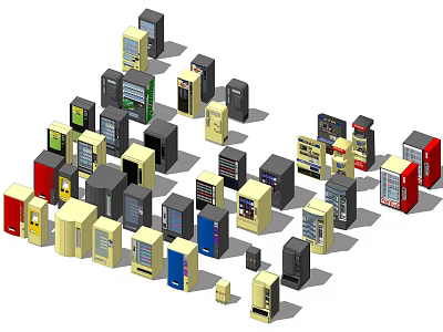 Vending machine props 3d model Vending machine props 3d model