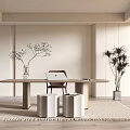 Modern study 3d model