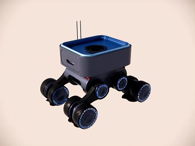 Robot Intelligent Robot Mobile Car 3d model