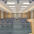 Spacious Fitness Studio With Mirrors Barres Large Screens And Light Colored Floor