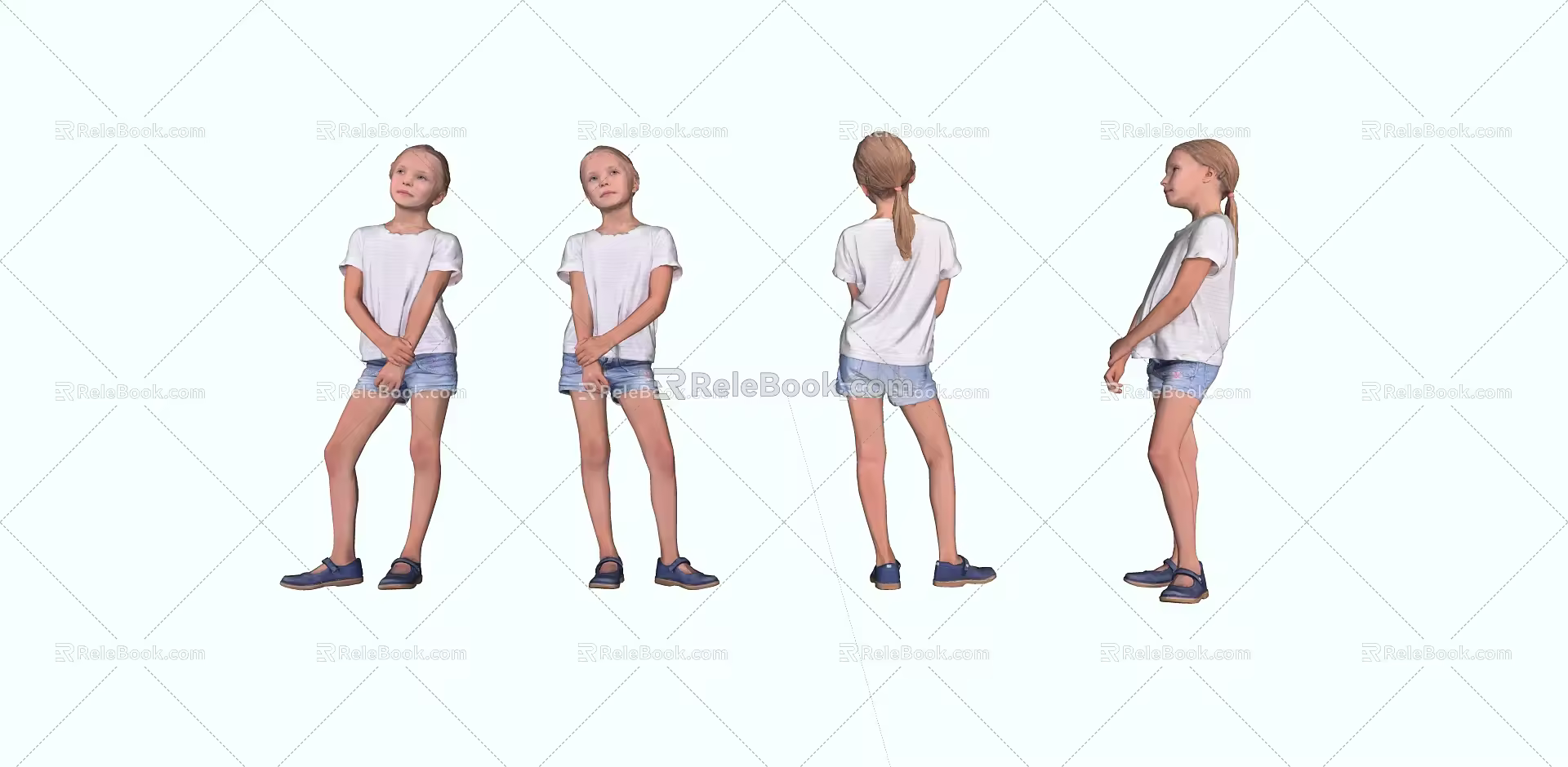 Child Character Child 3d model