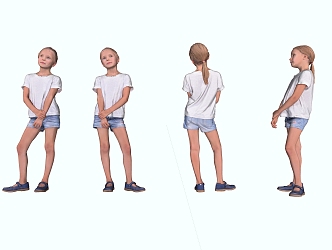 Child Character Child 3d model