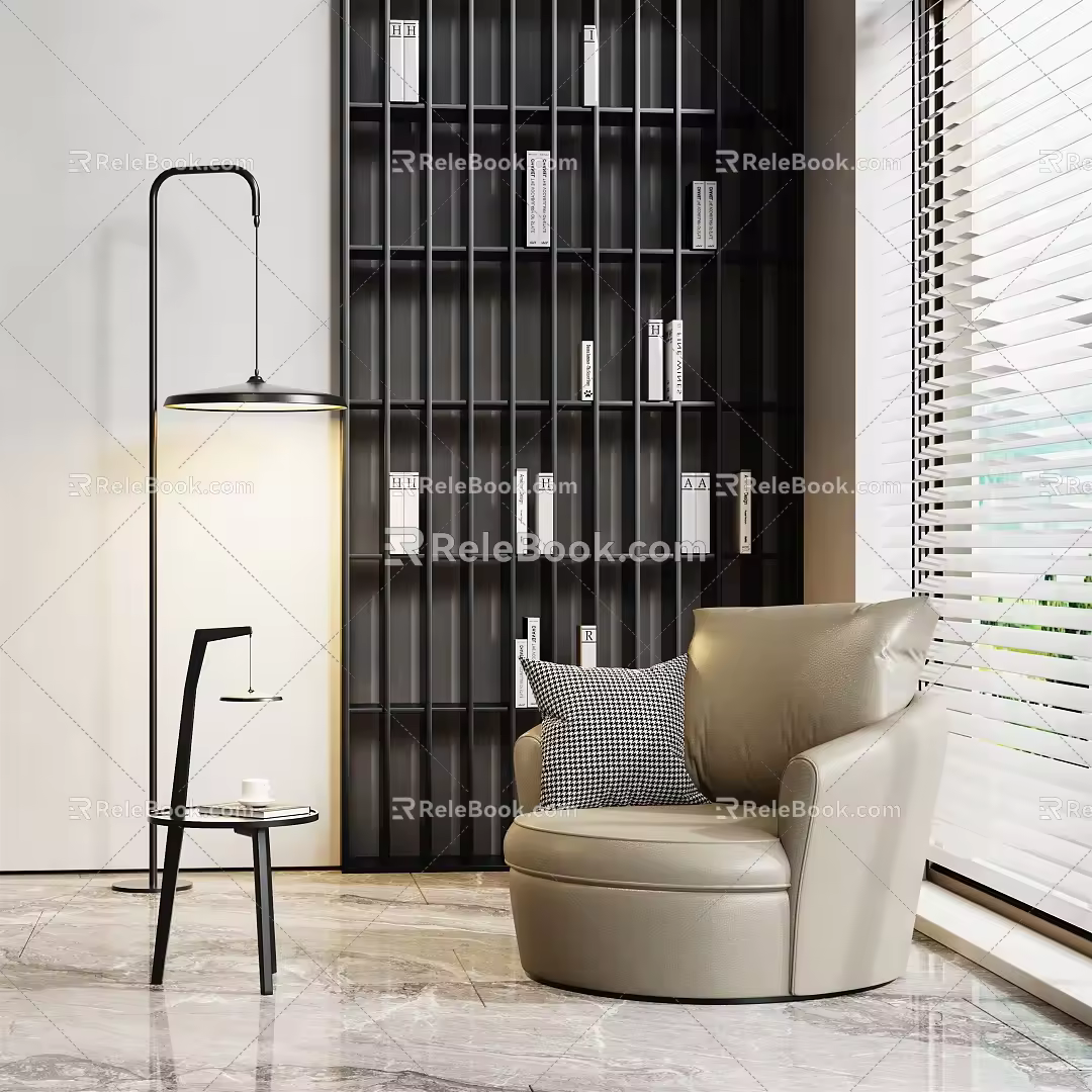 Modern Minotti Single Sofa 3d model