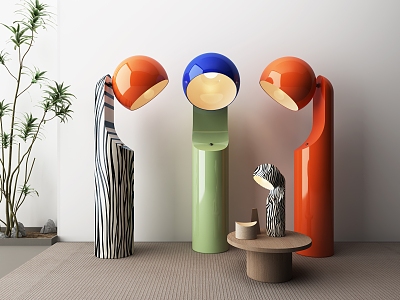 Macaroon Color Floor Lamp Table Lamp model