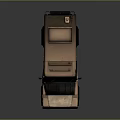 Tan Colored Military Off Road Vehicle With Roof Antennas And Sturdy Design