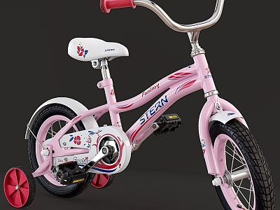 Modern Bicycle Children's Bicycle 3d model