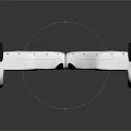 Sleek White Electric Hoverboard With Black Wheels Modern Design And Smooth Ride