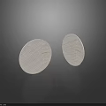 Modern Round Wall Decor With Textured Surface Design For Home Interior Decoration