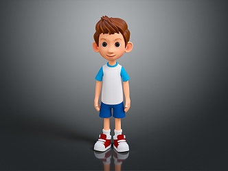 Children Baby Cartoon Children Boy Little Boy Cartoon Boy 3d model