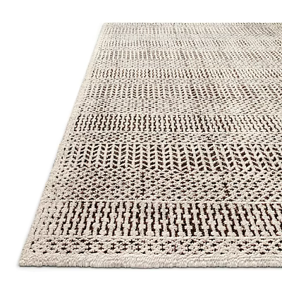 Textured Square Area Rug With Geometric Patterns 3d model
