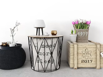 Modern Side Table Coffee Table 3d model