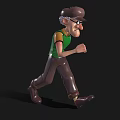 Cartoon Old Man Cartoon Characters Character Men Cartoon Characters Running Animation Game Characters Modern Characters Grandpa 3d model