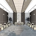 VIP Reception Room Modern Reception Room 3d model