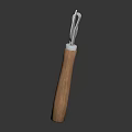 Practical Household Bottle Opener With Wooden Handle And Metal Head Design
