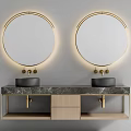 Modern sink basin cabinet 3d model