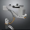 Medical Imaging C Arm Equipment With Arc Structure Mobile Wheels And Control Panel