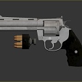 Tactical revolver revolver revolver pistol semi-automatic pistol automatic pistol 3d model