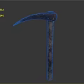 Old Rusty Scythe With Wooden Handle Vintage Agricultural Farm Equipment