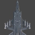 Aircraft Fighter 3d model