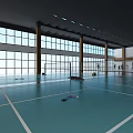 Indoor Sports Fitness Space With Multiple Table Tennis Tables And Modern Design