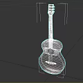 Classic Wooden Acoustic Guitar With Natural Finish And Six String Design