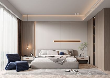 Modern Bedroom 3d model