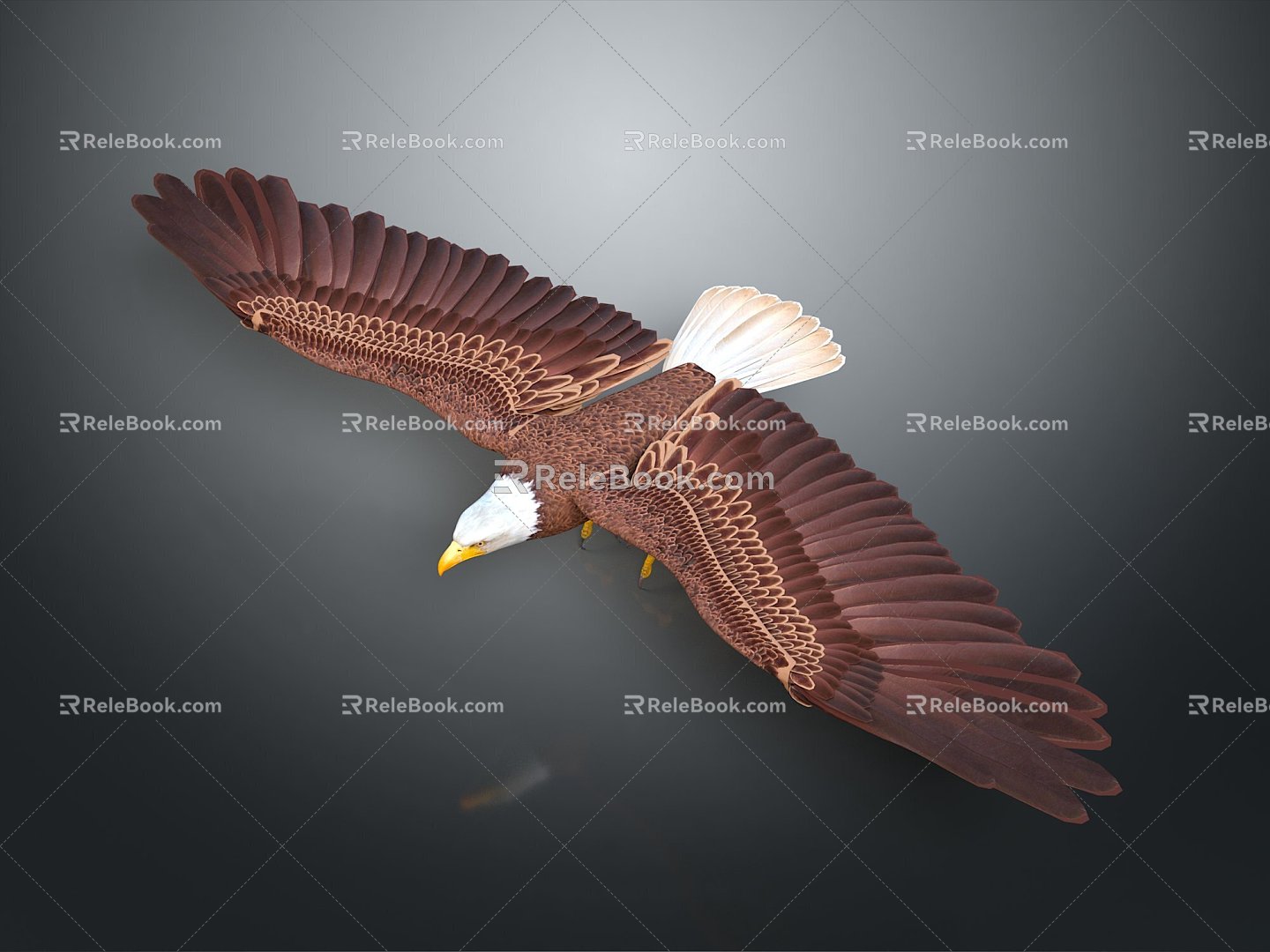 Modern Eagle Eagle Sculpture 3d model