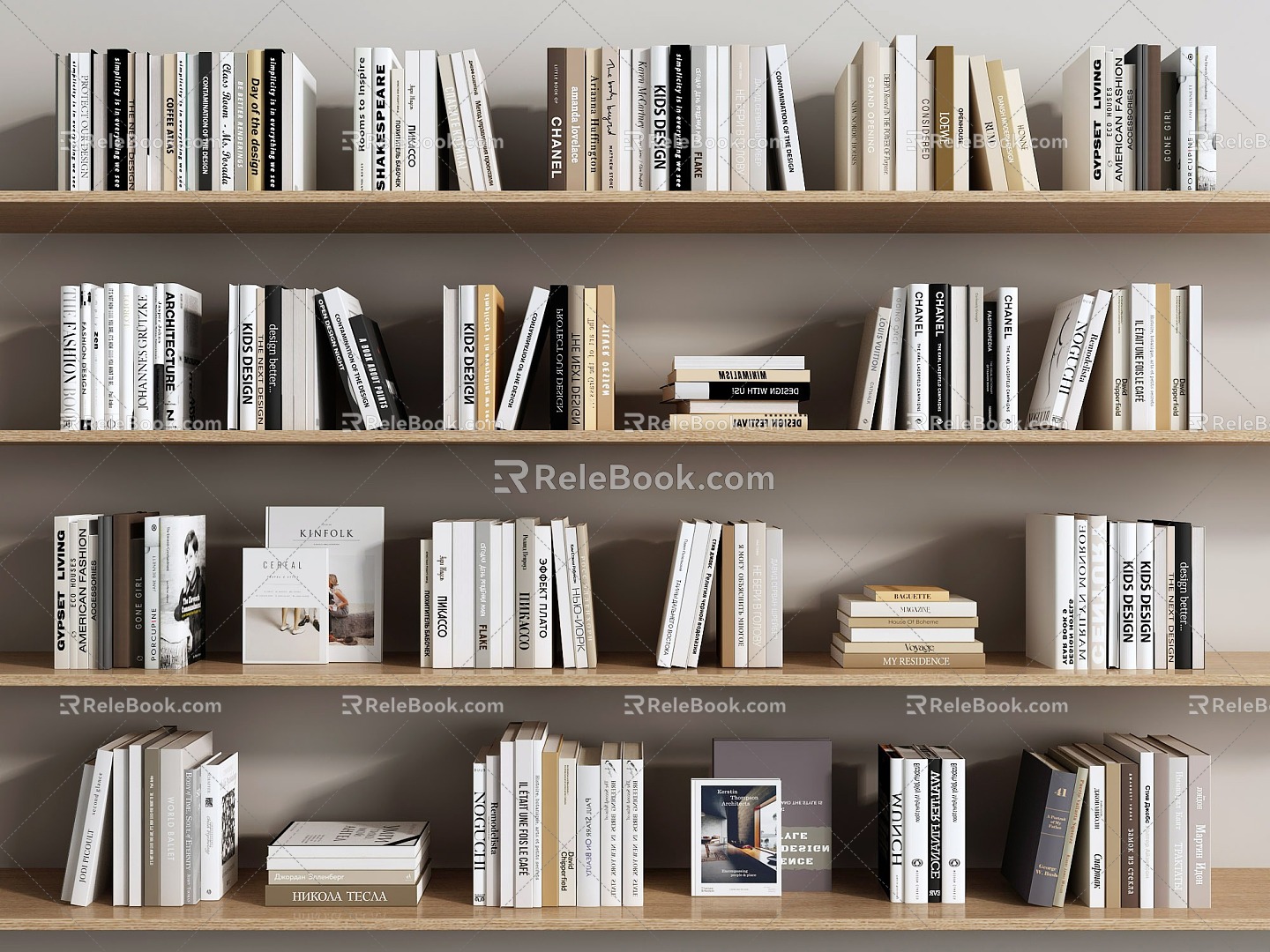 Books Books, Books, Magazines, Ornaments, Newspapers, Books, Books 3d model