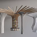 Modern Column Special-shaped Column Modeling Column Decorative Column 3d model
