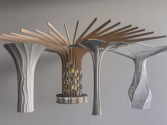 Modern Column Special-shaped Column Modeling Column Decorative Column 3d model