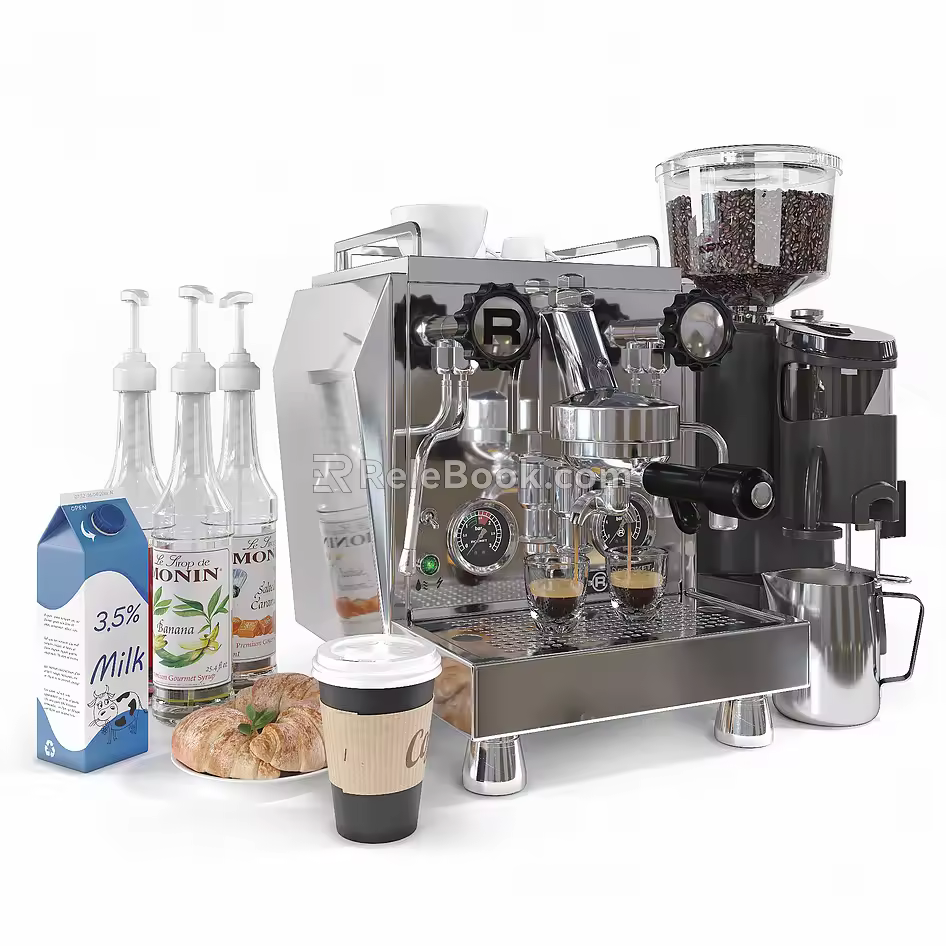 Coffee machine 3d model