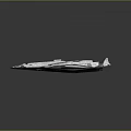 Futuristic Fighter Jet Model With Sleek Gray Design And Aerodynamic Cockpit
