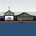 Chinese boat 3d model