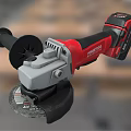 Heavy Duty Angle Grinder Power Tool With Ergonomic Handle And Cutting Disc
