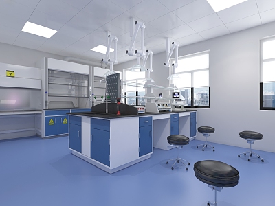 Modern Laboratory 3d model