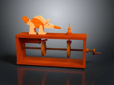 Toys Wooden Toys 3d model