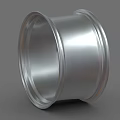 Silver Car Tire With Red Center Cap And Stylish Alloy Spokes Design