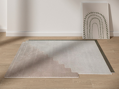 Modern Moulding Carpet 3d model