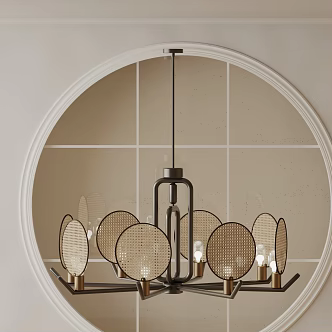 Modern chandelier 3d model