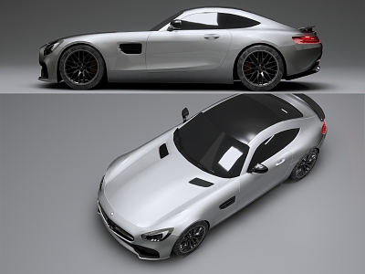 Mercedes AMG sports car 3d model