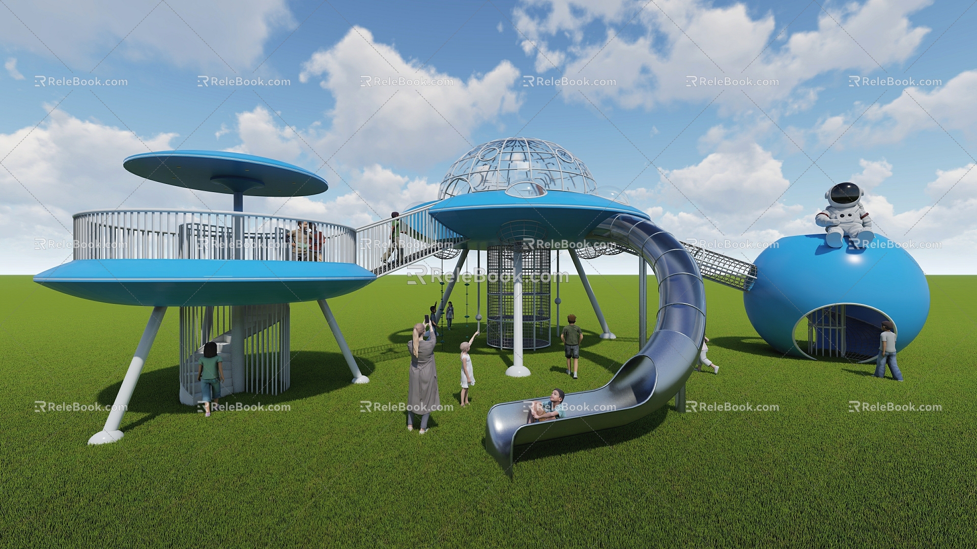 UFO Slide 3d model