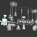 Contemporary Pendant Light Designs With Various Shapes And Metal Frames For Interior
