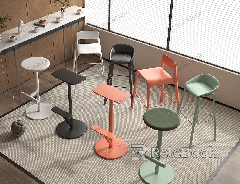 Modern Bar Chair model