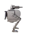 Metallic Mechanical Device With Cannon And Robotic Legs Structure Design