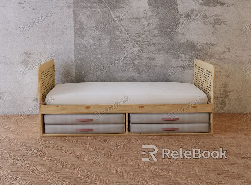 Modern Single Bed Leisure Bed model