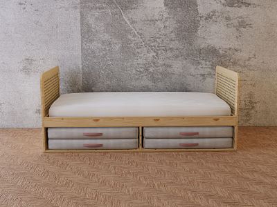 Modern Single Bed Leisure Bed model