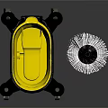 Modern mop bucket mop automatic drying mop bucket 3d model