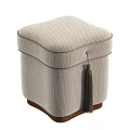 Modern Dressing Stool Sofa Stool Low Stool 3d model
